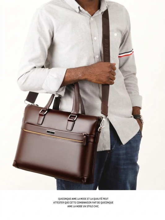 Sac d'affaire en cuire