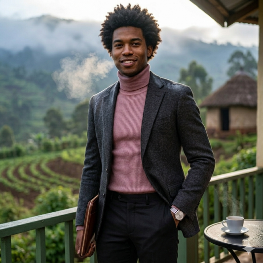 Tricot Col Roulé "Minimalist Gentleman"
