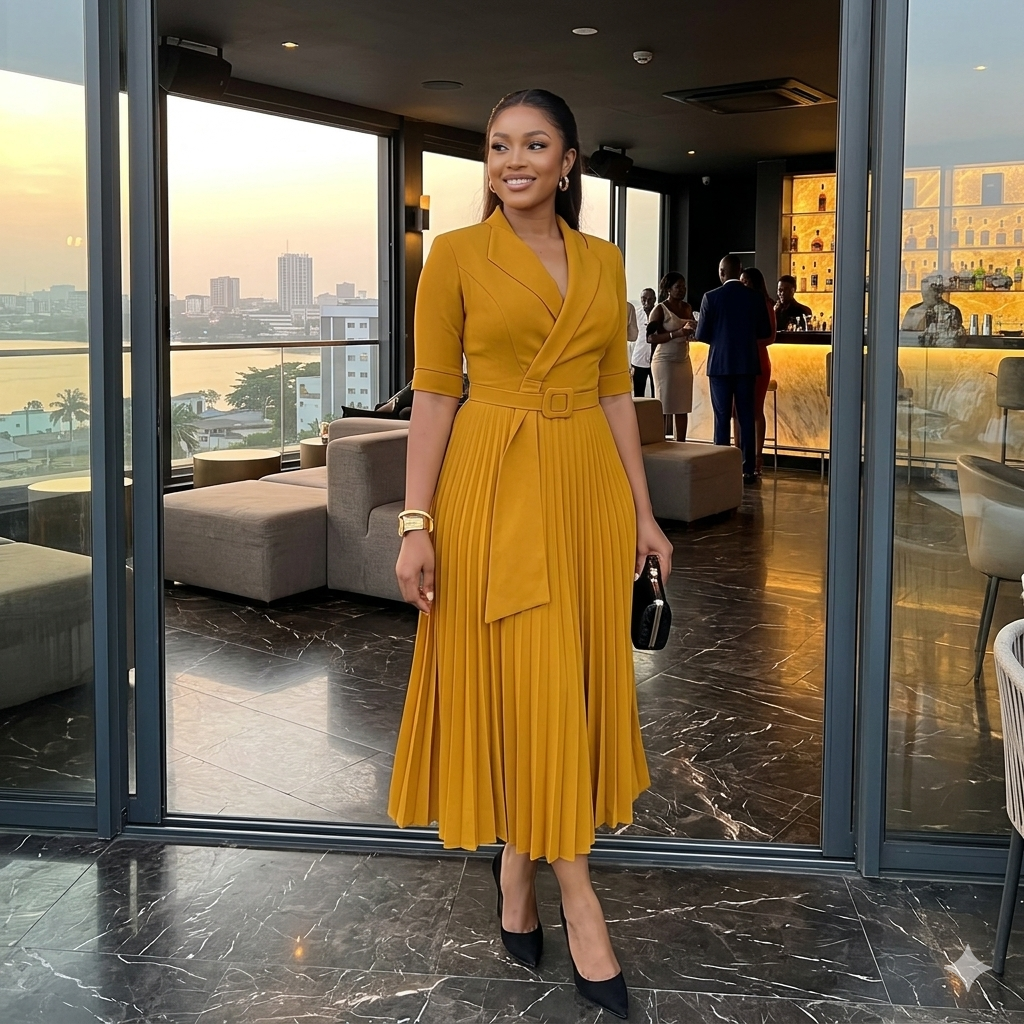 Robe de ville elegante