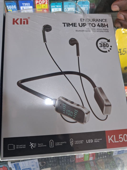 ÉCOUTEURS BLUETOOTH TOUR DE COU KL50