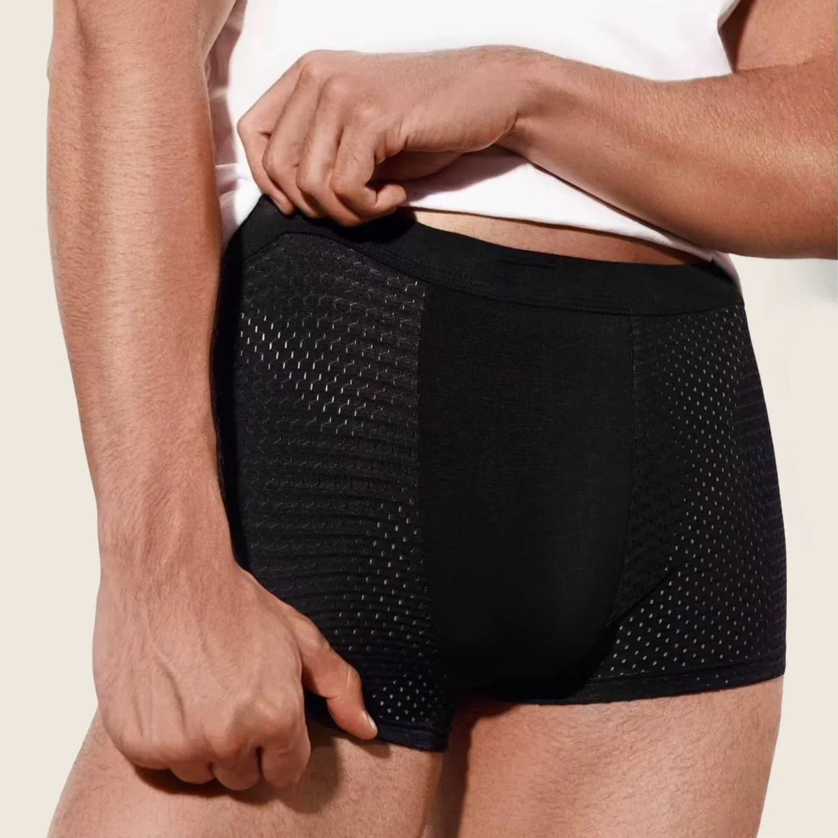 🔥4 BOXERS PREMIUM RESPIRANTS POUR HOMME (STOCK LIMITÉ)