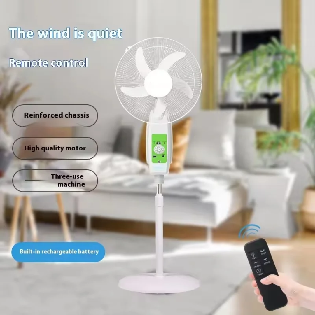 Ventilateur rechargeable avec panneau