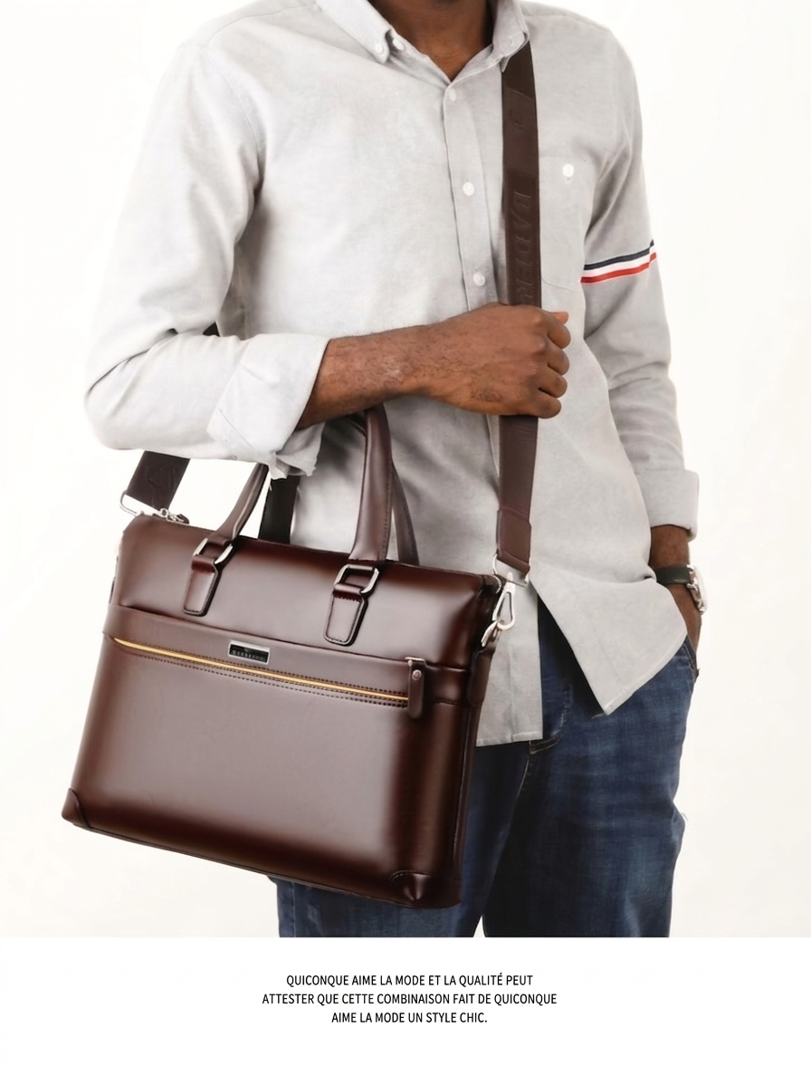 Sac d'affaire en cuire