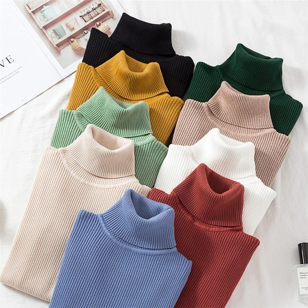 Tricot Col Roulé "Minimalist Gentleman"