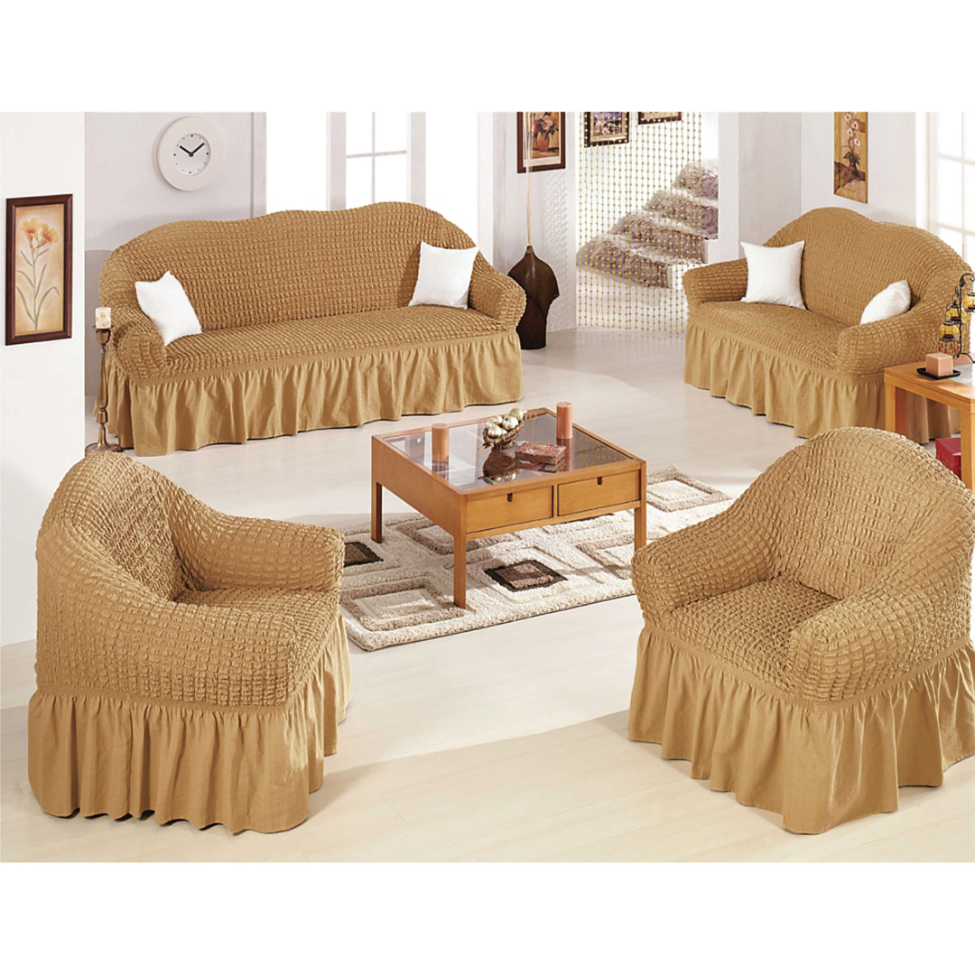 Couvre fauteuil 4 pièces élégant