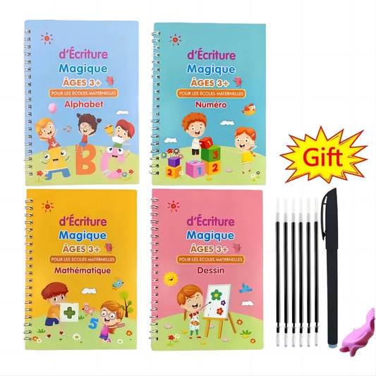 J'apprend a écrire 4 cahier en 1