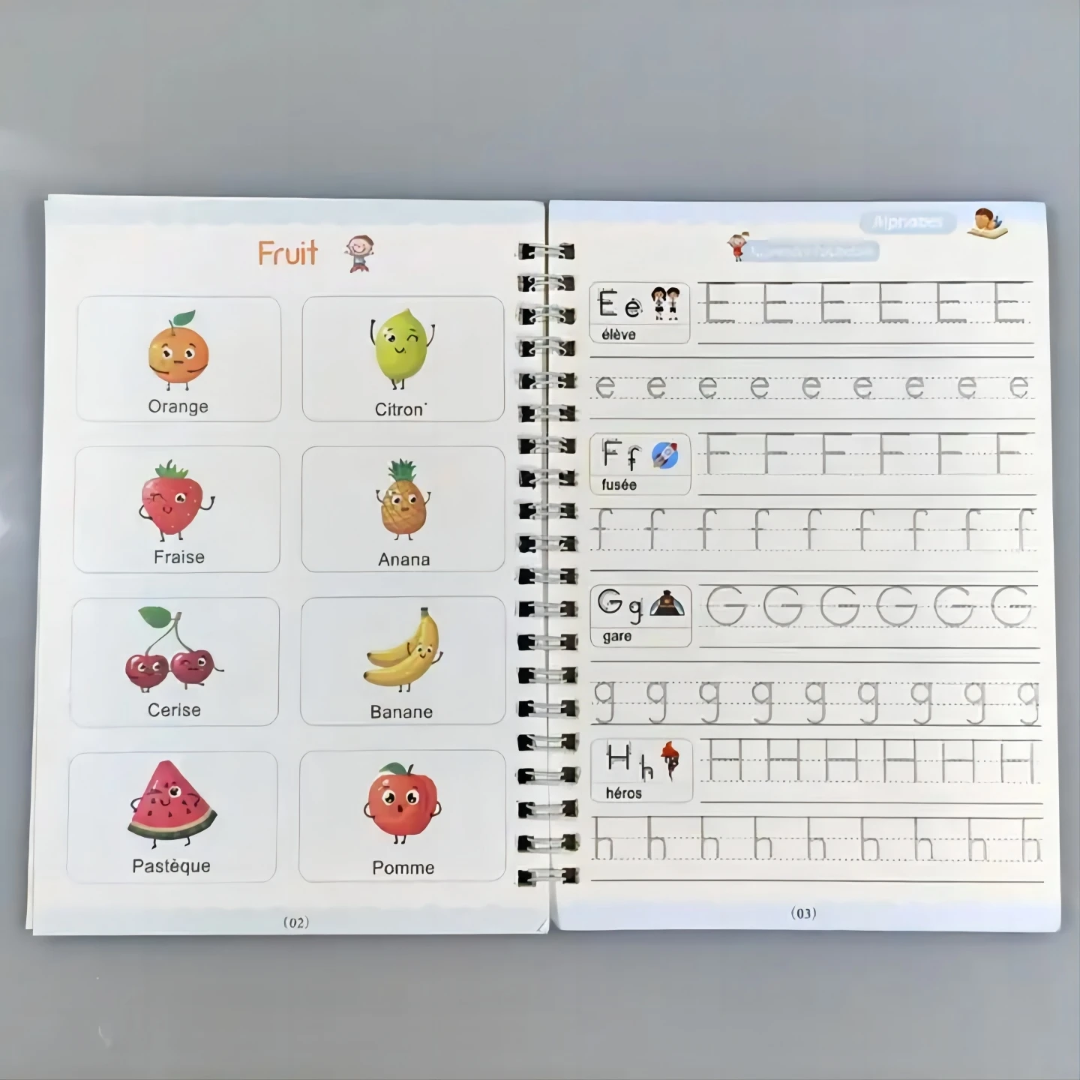 J'apprend a écrire 4 cahier en 1