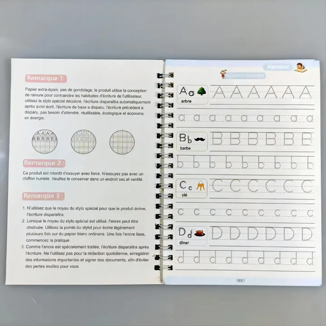J'apprend a écrire 4 cahier en 1