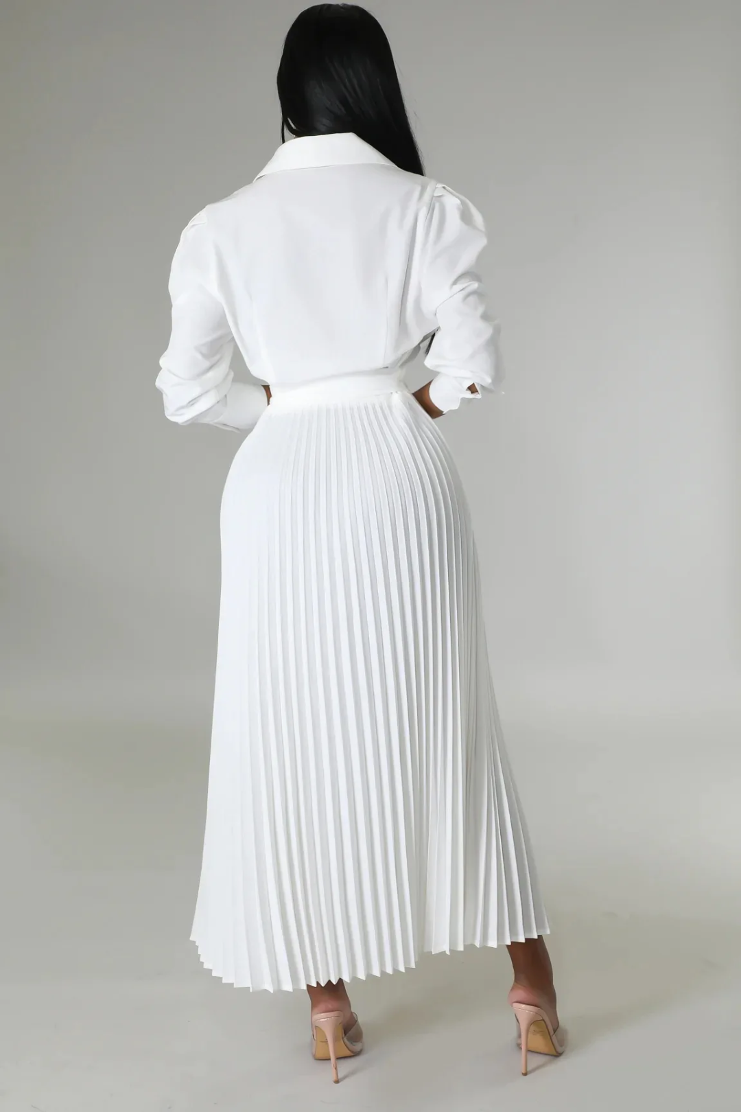 Robe8: Robe elegante sexy plisser