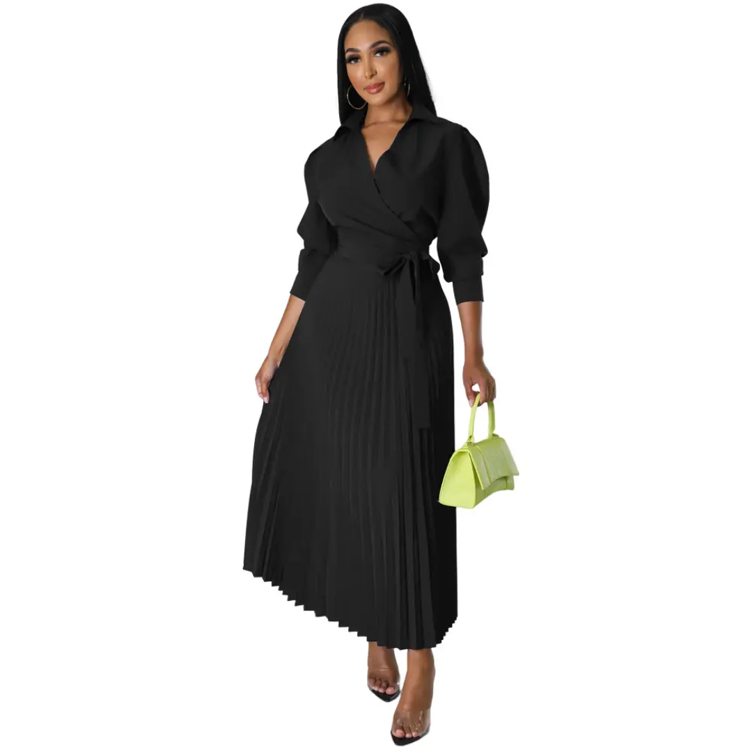 Robe8: Robe elegante sexy plisser