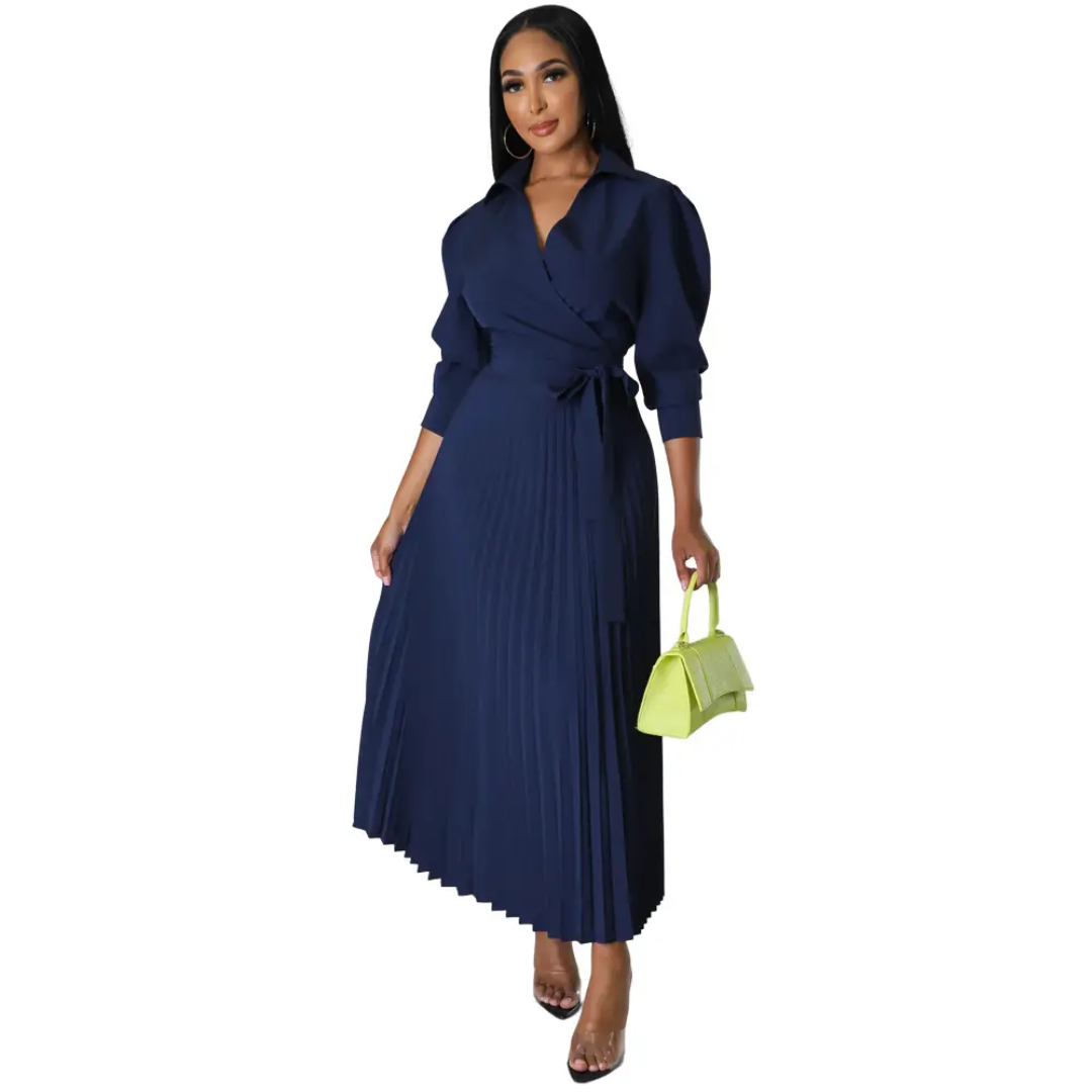 Robe8: Robe elegante sexy plisser