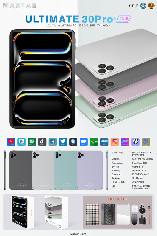 Tab Maxtab Ultimate 30 Pro