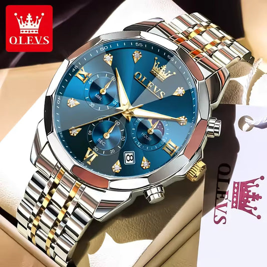 Montre Prestigieuse Performante en Acier Inoxydable pour l'Homme Moderne