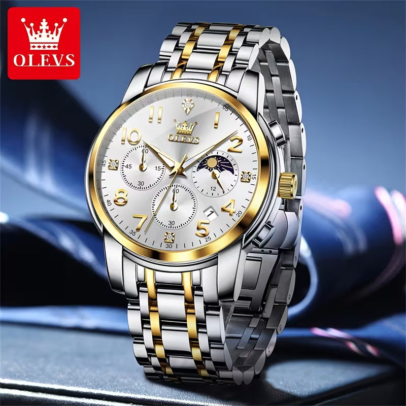 Montre Royale Prestigieuse Résistante pour Hommes