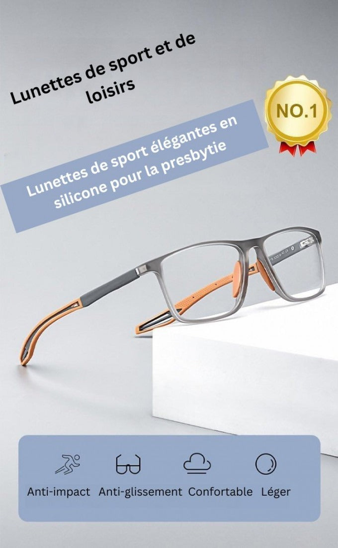 Lunettes multi focal en silicone